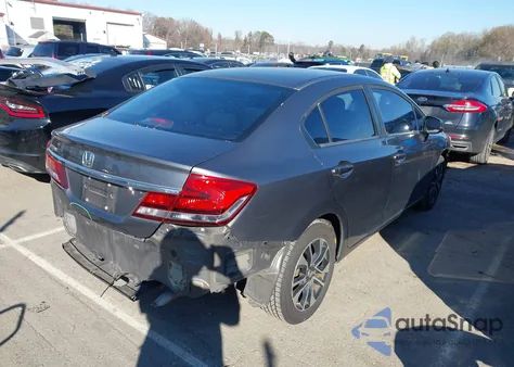 2013 Honda Civic Ex from USA, damaged, VIN 19XFB2F83DE081831